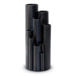 HDPE Pipe Pressure 16 Bar PE 100 Size 450 mm Thickness 50.3 mm Black