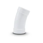 UPVC Elbow Long Radius 22.5° Outside Diameter 40 mm White Color | SAPPCO