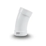 UPVC Elbow Long Radius 22.5° Outside Diameter 63 mm White Color | SAPPCO