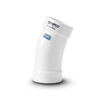 UPVC Elbow Long Radius 22.5° Outside Diameter 75 mm White Color | SAPPCO