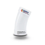 UPVC Elbow Long Radius 22.5° Outside Diameter 110 mm White Color | SAPPCO