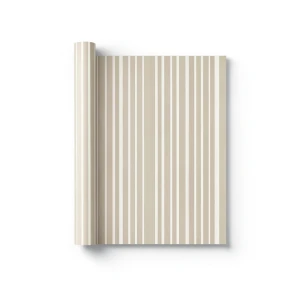 Wall Decoration Striped Design 10m x 0.53m Beige, Model ht70604