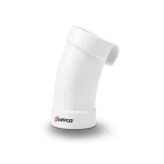 UPVC Elbow Long Radius 22.5° Outside Diameter 160 mm White Color | SAPPCO