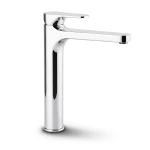 Italian High Chrome Automatic Bathroom Washbasin Mixer, Brass Material