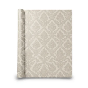 Italian Wallpaper Patterned Design Beige Color, Size 10m x 1.06m, Model 72930