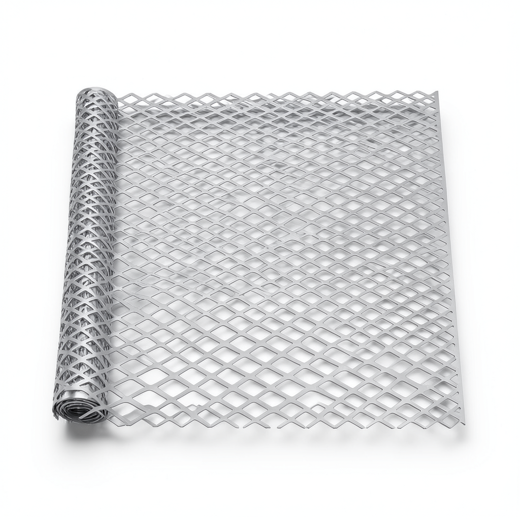 Aluminum Expanded Metal Mesh Thickness 1.2 mm Width 1.22 M Length 5 M