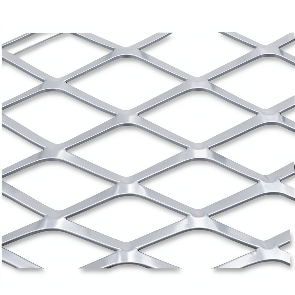 Aluminum Expanded Metal Mesh Thickness 1.2 mm Width 1.22 m Length 2 m
