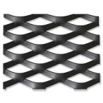 Hot Rolled Black Steel Expanded Metal Mesh Thickness 1.5 mm Width 1.22 m Length 3 m