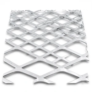 Aluminum Expanded Metal Mesh Thickness 1.4 mm Width 1.22 M Length 1 M
