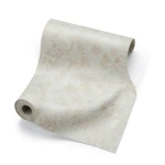 American Wallpaper Patterned Design Beige Color, Size 10mx0.53m, Model HN5378