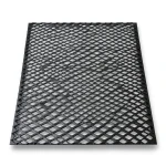Hot Rolled Black Steel Expanded Metal Mesh 1.5 mm Thickness 4m Length 1.22m Width
