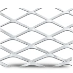 Aluminum Expanded Metal Mesh Thickness 1.4 mm Width 1.22 m Length 2 m
