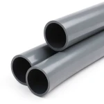 أنابيب بلاستيك UPVC ضغط 6 بار مقاس 3 إنش سمك 3.4 مم لون رمادي غامق