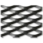 Hot Rolled Black Steel Expanded Metal Mesh Thickness 1.5 mm Width 1.22 m Length 6 m