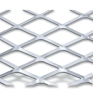 Aluminum Expanded Metal Mesh Thickness 1.4 mm Width 1.22 M Length 4 M
