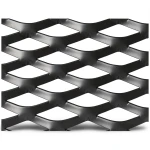 Hot Rolled Black Steel Expanded Metal Mesh Thickness 1.5 mm Width 1.22 m Length 7 m
