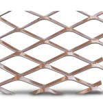 Aluminum Expanded Metal Mesh Thickness 1.4 mm Width 1.22 m Length 6 m