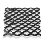Hot Rolled Black Steel Expanded Metal Mesh Thickness 1.7 mm Width 1.22 m Length 1 m