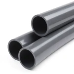 أنابيب بلاستيك UPVC ضغط 9 بار مقاس 2 1/2 إنش سماكة 3.5 مم لون رمادي غامق