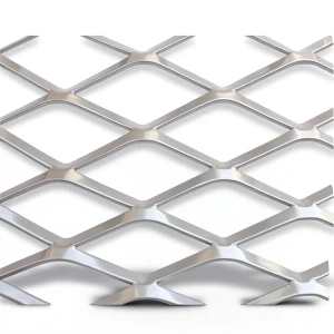 Aluminum Expanded Metal Mesh Thickness 1.5 mm Width 1.22 M Length 1 M