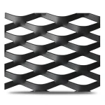 Hot Rolled Black Steel Expanded Metal Mesh Thickness 1.7 mm Width 1.22 m Length 3 m