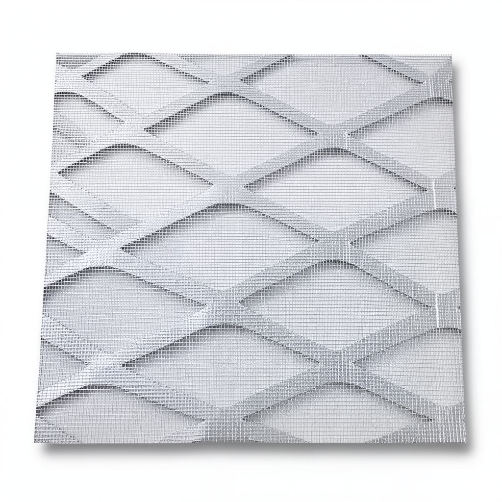 Aluminum Expanded Metal Mesh Thickness 1.5 mm Width 1.22 m Length 2 m