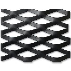 Hot Rolled Black Steel Expanded Metal Mesh Thickness 1.7 mm Width 1.22 m Length 4 m
