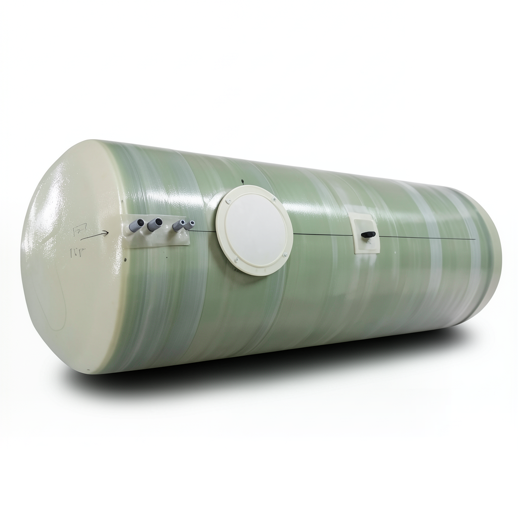 Water Tank 15000 Liter Diameter 235 cm Fiber Glass Horizontal