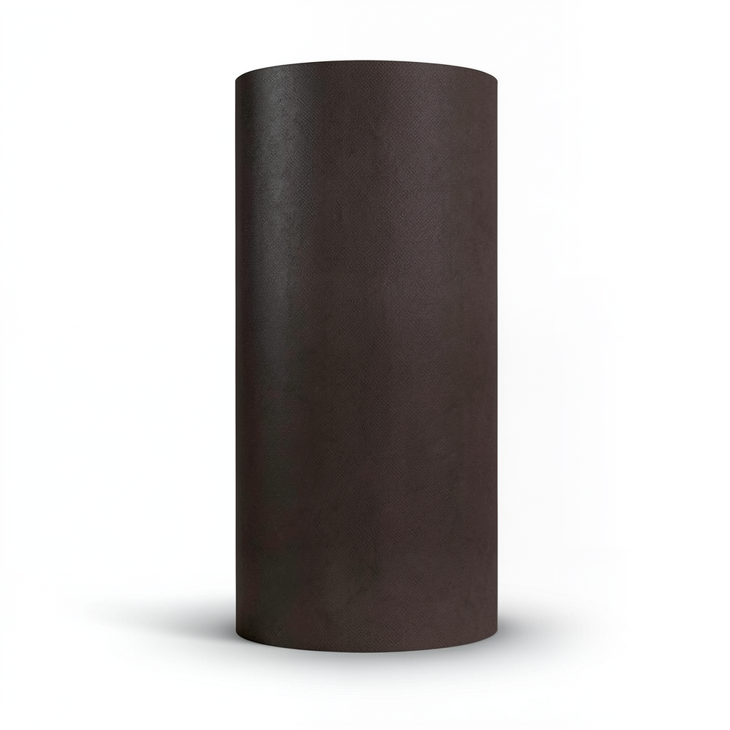 Dutch Plain Wall Covering 5m x 0.53m Dark Brown, Model 221061