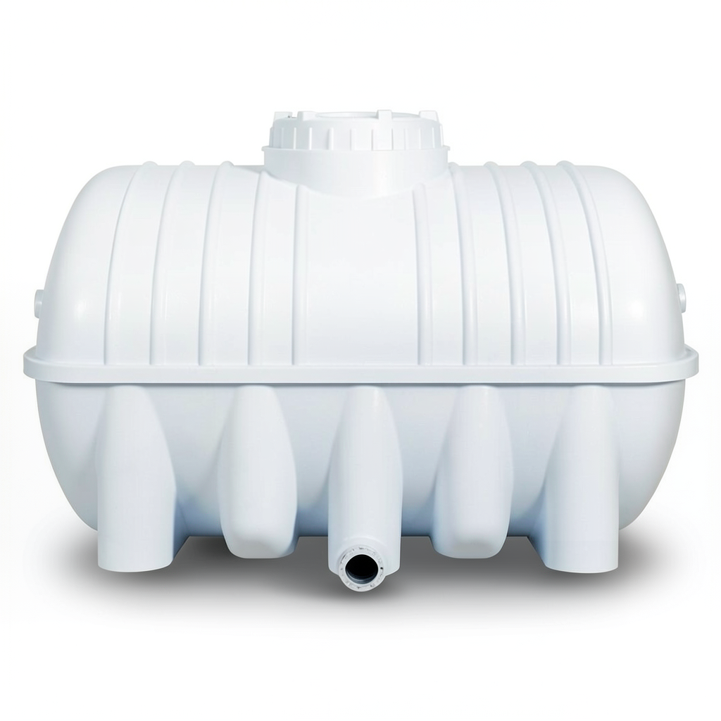 Water Tank Horizontal Polyethylene 5000 liter, Length 243 cm