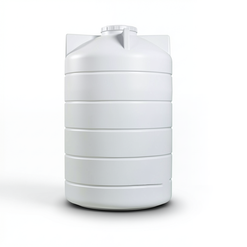 Water Tank Vertical 6000 Liter Polyethylene, Diameter 183 cm, Height 248 cm