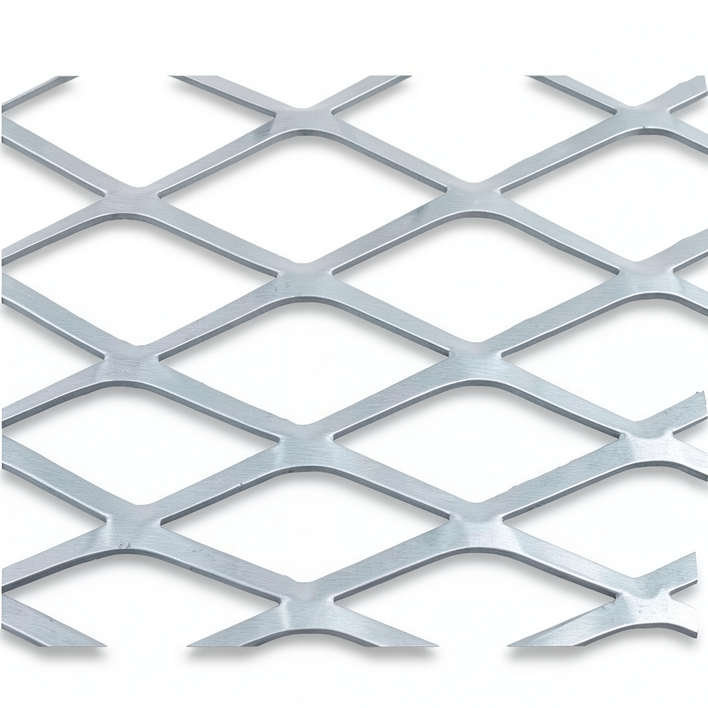 Aluminum Expanded Metal Mesh Thickness 1.2 mm Width 1.22 m Length 1 m