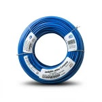 سلك نحاس مجدول CU/PVC مقاس 16mm2، 450/750 فولت، لون أزرق | شركة كابلات جدة