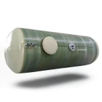 Water Tank Al-Kawthar Horizontal Fiber Glass 16000 Liter Capacity, Diameter 235 cm