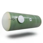 Water Tank Al-Kawthar Horizontal Fiber Glass 16000 Liter Capacity, Diameter 235 cm