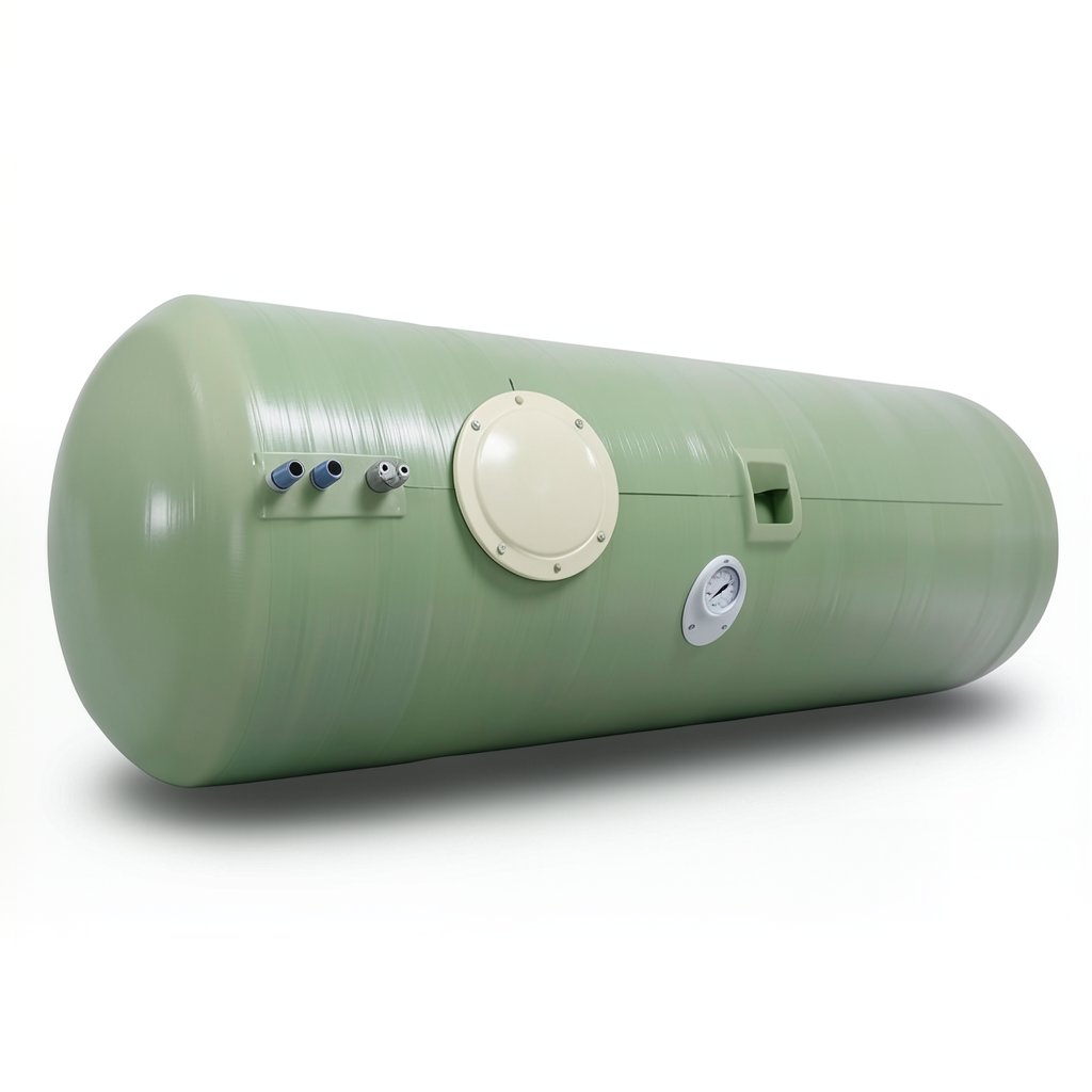 Water Tank 18000 Liter Fiber Glass Horizontal