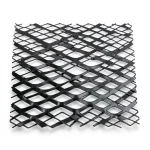 Hot Rolled Black Steel Expanded Metal Mesh Thickness 1.5 mm Width 1.22 m Length 5 m