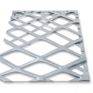 Aluminum Expanded Metal Mesh Thickness 1.2 mm Width 1.22 m Length 6 m