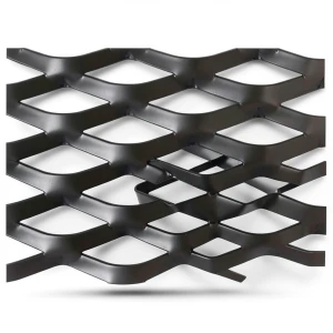 Hot Rolled Black Steel Expanded Metal Mesh Thickness 1.5 mm Width 1.22 m Length 7 m
