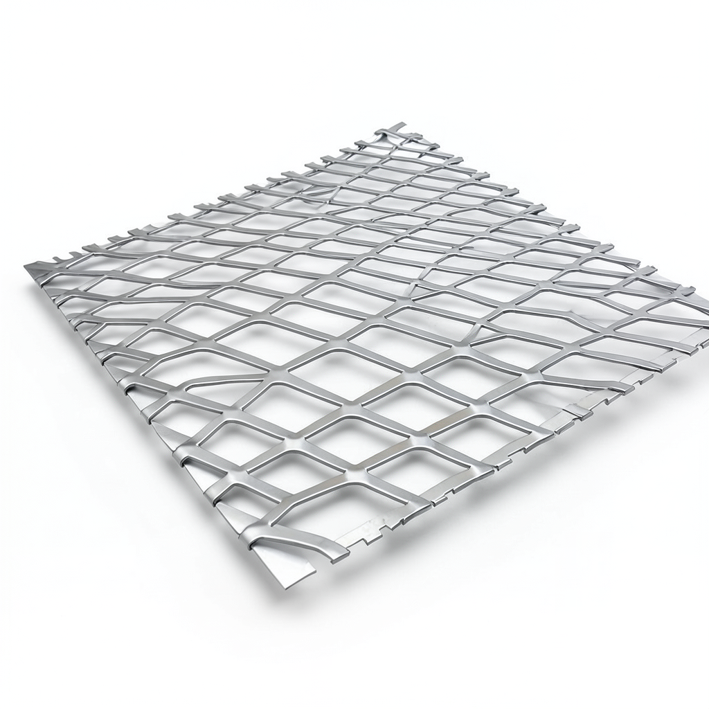 Aluminum Expanded Metal Mesh Thickness 1.2 mm Width 1.22 m Length 4 m