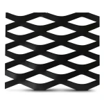 Hot Rolled Black Steel Expanded Metal Mesh Thickness 1.7 mm Width 1.22 m Length 1 m