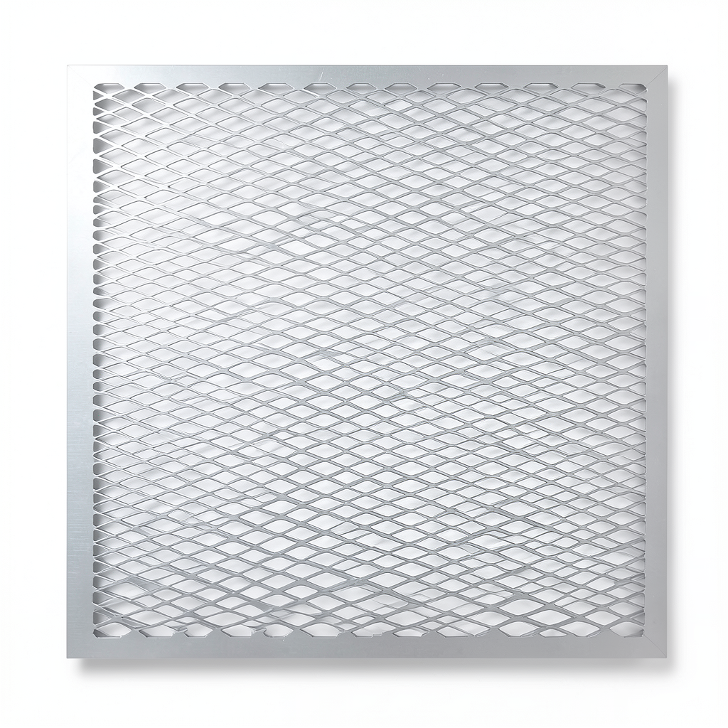 Aluminum Expanded Metal Mesh Thickness 1.2 mm Width 1.22 m Length 3 m
