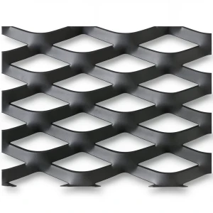 Hot Rolled Black Steel Expanded Metal Mesh Thickness 1.7 mm Width 1.22 m Length 3 m