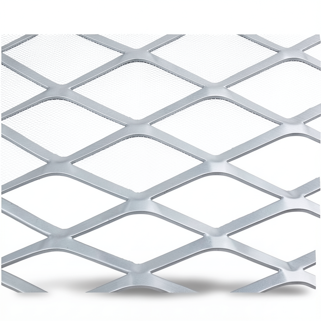Aluminum Expanded Metal Mesh Thickness 1.4 mm Width 1.22 M Length 1 M