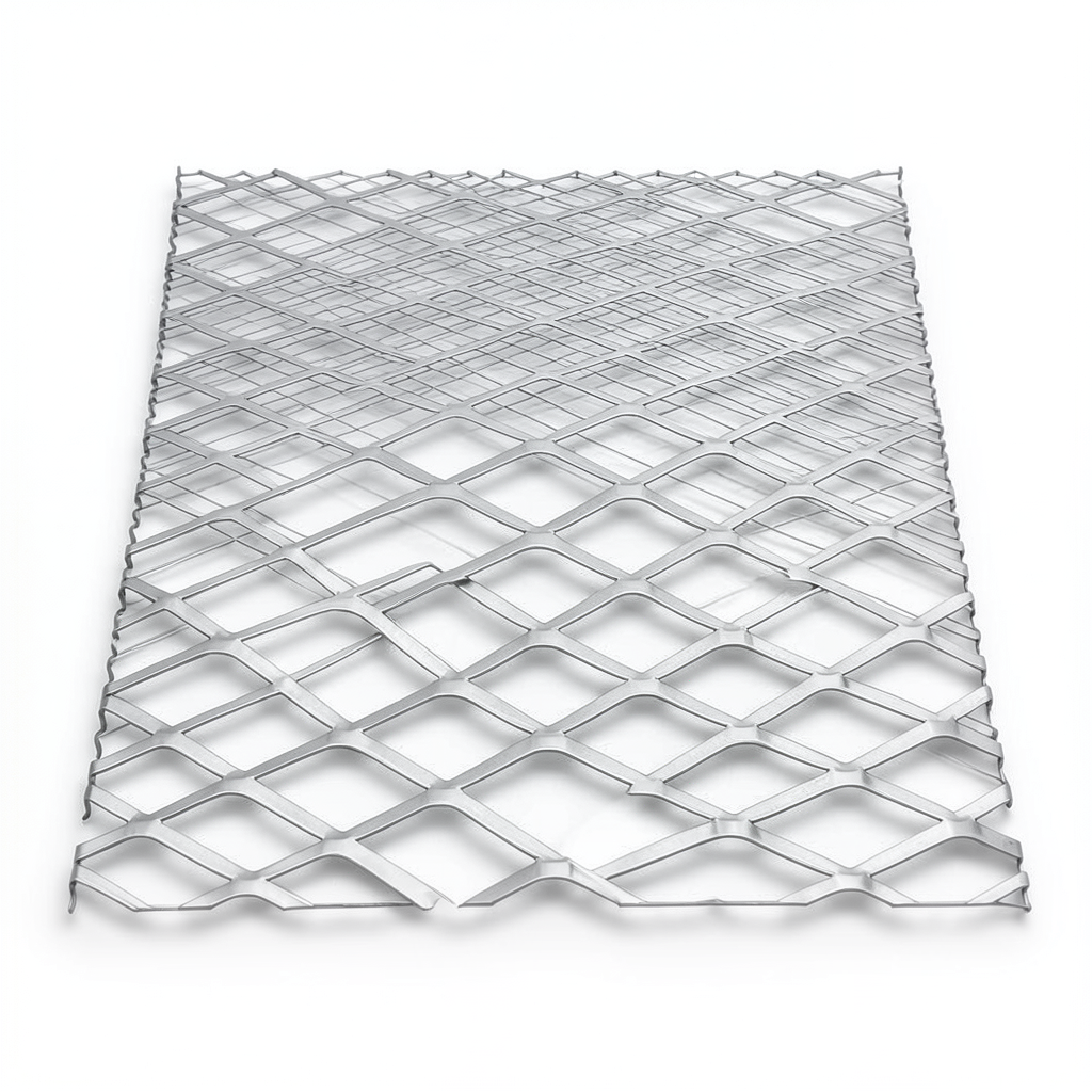 Aluminum Expanded Metal Mesh Thickness 1.4 mm Width 1.22 m Length 2 m