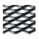 Hot Rolled Black Steel Expanded Metal Mesh Thickness 1.7 mm Width 1.22 m Length 4 m