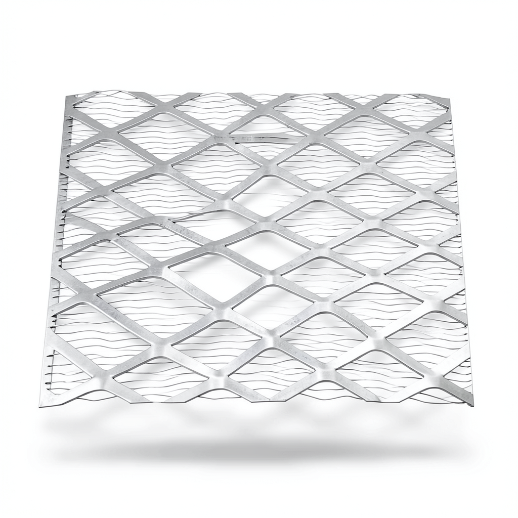 Aluminum Expanded Metal Mesh Thickness 1.5 mm Width 1.22 m Length 2 m