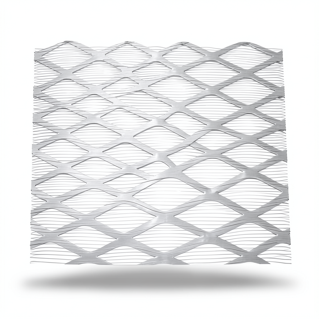Aluminum Expanded Metal Mesh Thickness 1.5 mm Width 1.22 m Length 3 m