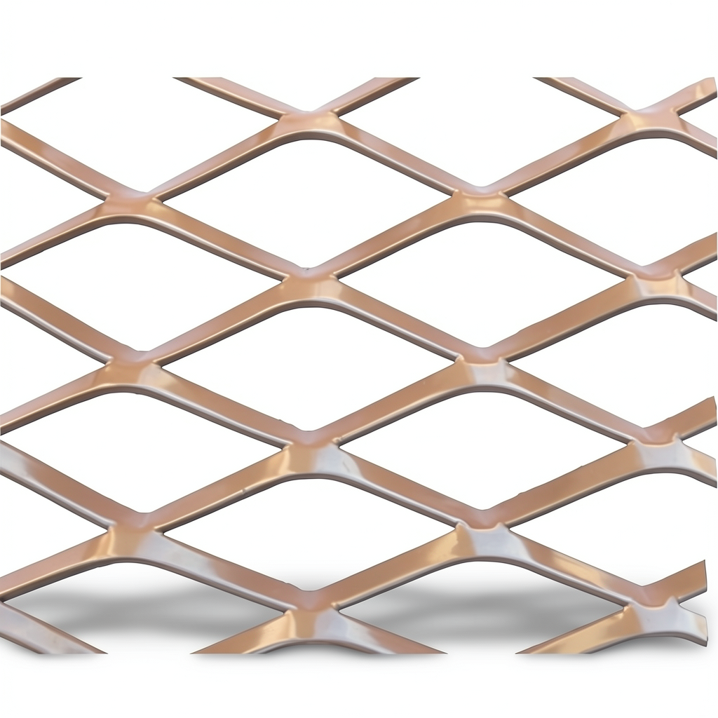 Aluminum Expanded Metal Mesh Thickness 1.5 mm Width 1.22 m Length 4 m