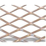 Aluminum Expanded Metal Mesh Thickness 1.5 mm Width 1.22 m Length 4 m